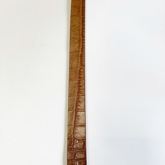 Vintage Garuglieri Light Brown Belt Genuine Leather Italian Size M - Picture 14 of 16